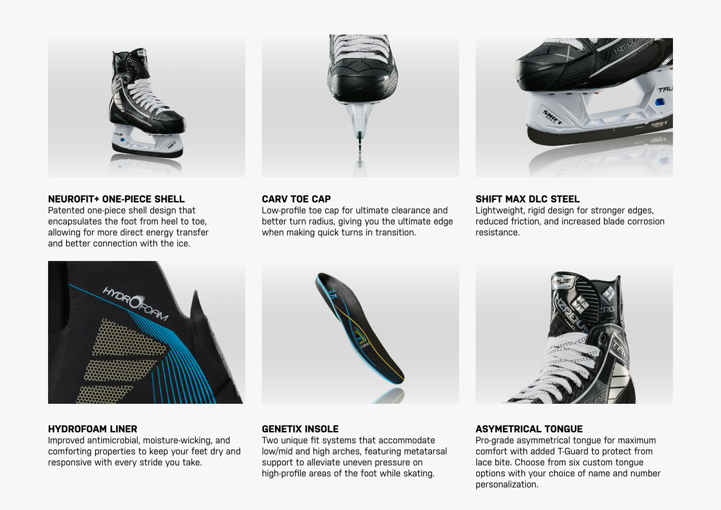 True Hzrdus Pro Custom Skates