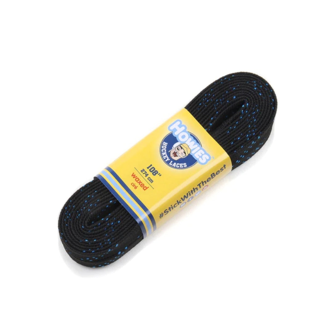 Howies White Cloth Hockey Skate Laces