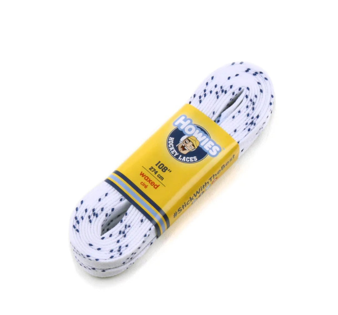 Howies White & Blue Waxed Laces