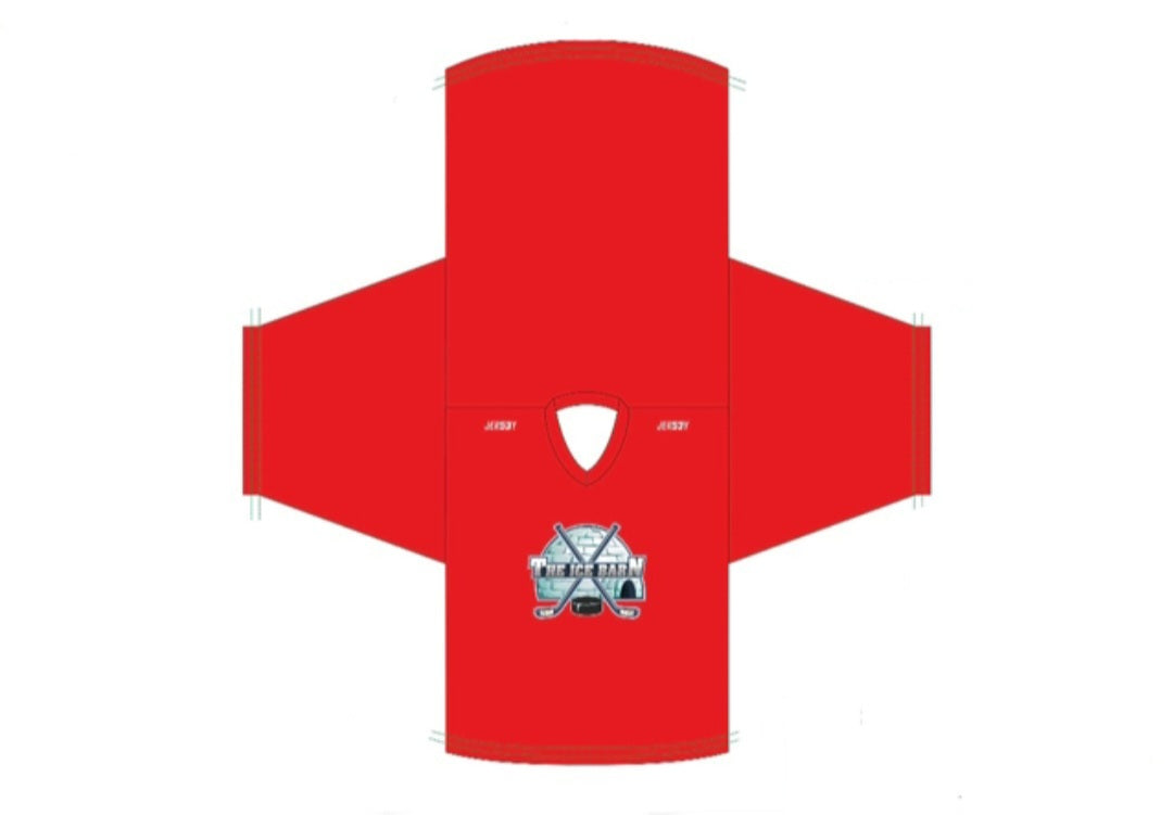 Ice Barn Training Jersey's Red