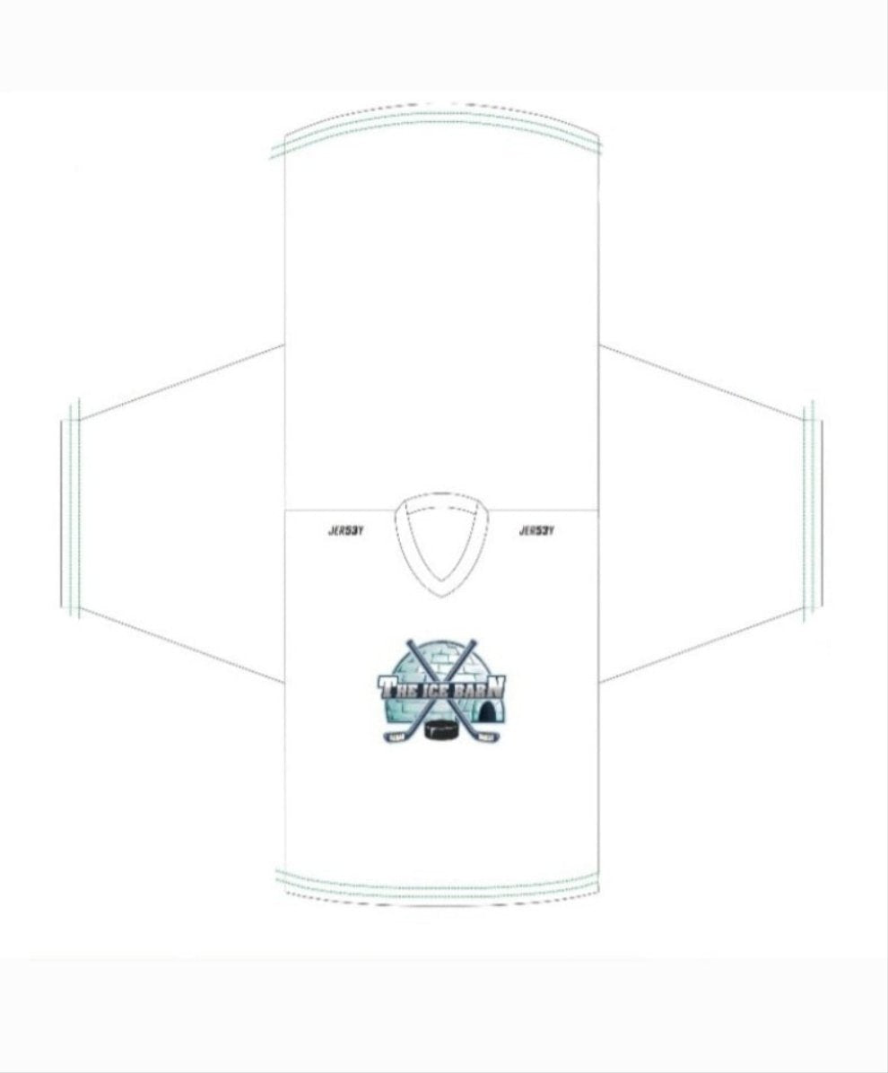 Ice Barn Training Jersey White