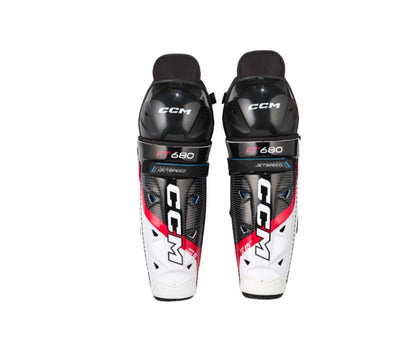 CCM Jetspeed FT680 Shin Pads - JR