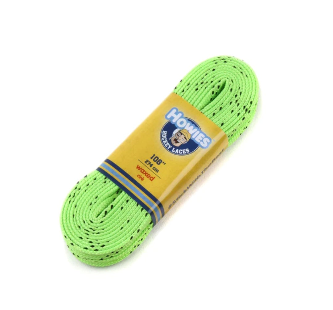 Howies Neon Green Waxed Laces