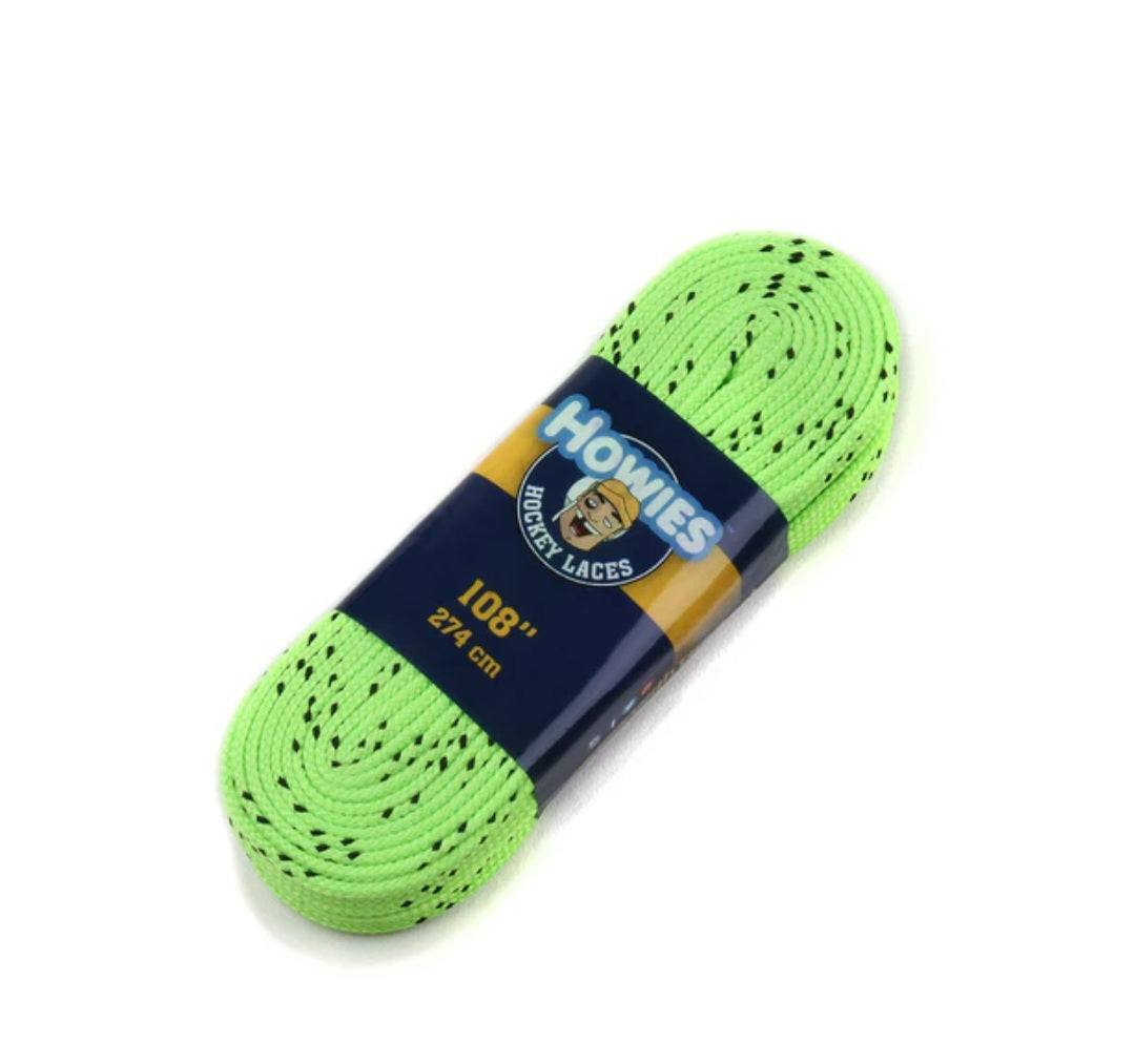 Howies Neon Green Cloth Skate Laces